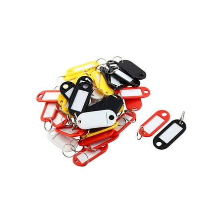- Company Factory Key ID Label Tags Split Ring Keyring Keychain 50 Pcs