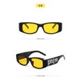 thumbnail image 2 of Gafas de sol coloridas del alfabeto del color del caramelo gafas de sol hombres y mujeres gafas de pasarela punk hip hop ShuxiuWang  9024715082886, 2 of 2