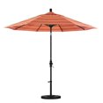 thumbnail image 2 of California Umbrella 9' Golden State Series Patio Umbrella With Stone Black Aluminum Pole Aluminum Ribs Collar Tilt Crank Lift With Sunbrella 1A Dolce Mango Fabric, 2 of 2