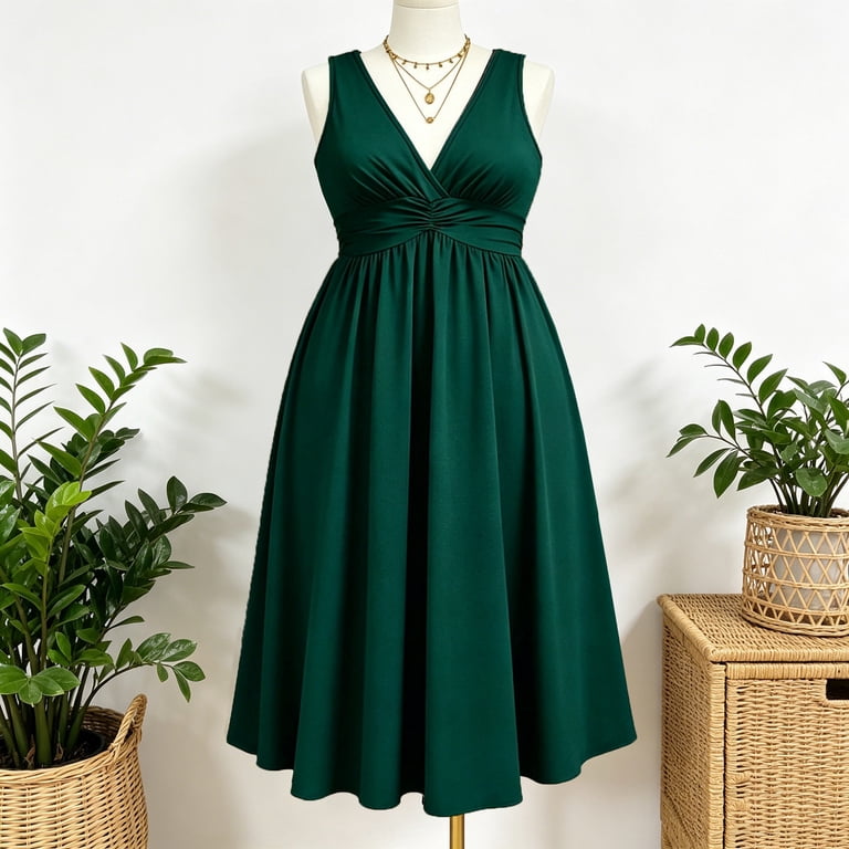 linen shirt dress sleeveless Yellow Blend Midi Sky Blue Hydrangea Floral Cold Shoulder Maxi Dress in Chiffon Sleeveless Linen Shirtdress Classic Spinach Salad Color:As Picture:Black/Olive Green