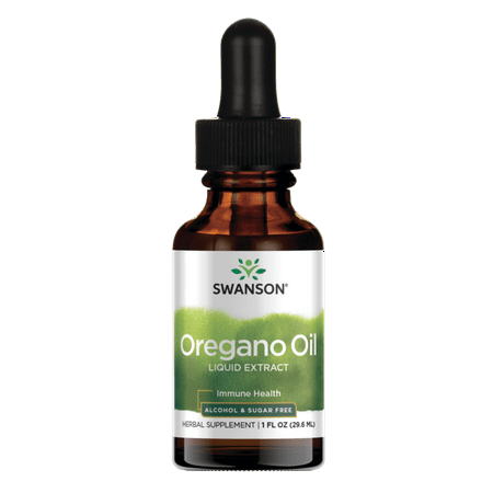 Swanson Oil of Oregano Liquid Extract (Alcohol and Sugar Free) 1 fl oz Liquid