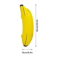 thumbnail image 3 of Large Inflatable Banana for Parties Tropical Beach Theme Decorative Prop Standee for Events, 3 of 5