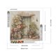 thumbnail image 2 of Pintura de diamante 5D DIY taladro redondo completo Nostalgia jardín puerta Kit decoración 30x30cm, 2 of 9