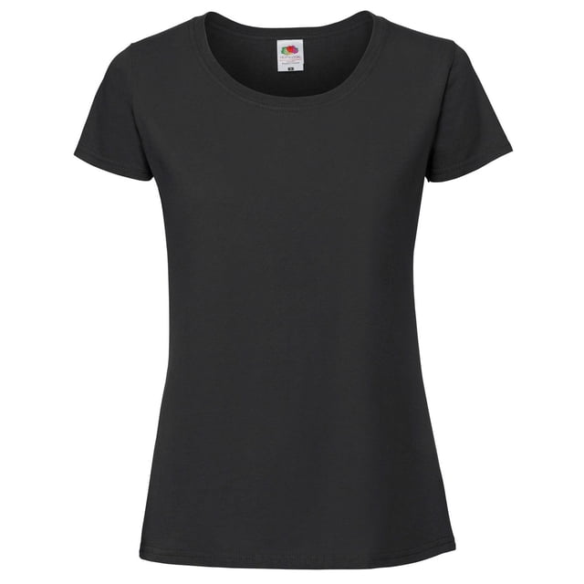 Fruit Of The Loom Womens Iconic 195 Premium Ringspun Cotton T-Shirt