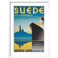 thumbnail image 2 of Art.com Travel Poster for Swedish Cruise Ships Art Print, White Frame Wall Art, 17" x 23", 2 of 5