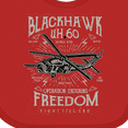 thumbnail image 4 of Inktastic Black Hawk Military Boys or Girls Baby Bib, 4 of 4