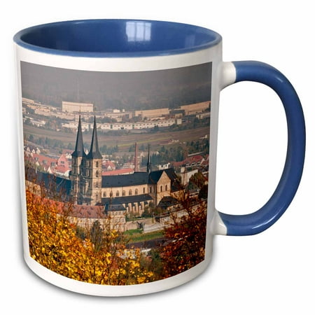

3dRose Skyline of Bamberg Germany - EU10 MDE0012 - Michael DeFreitas - Two Tone Blue Mug 11-ounce