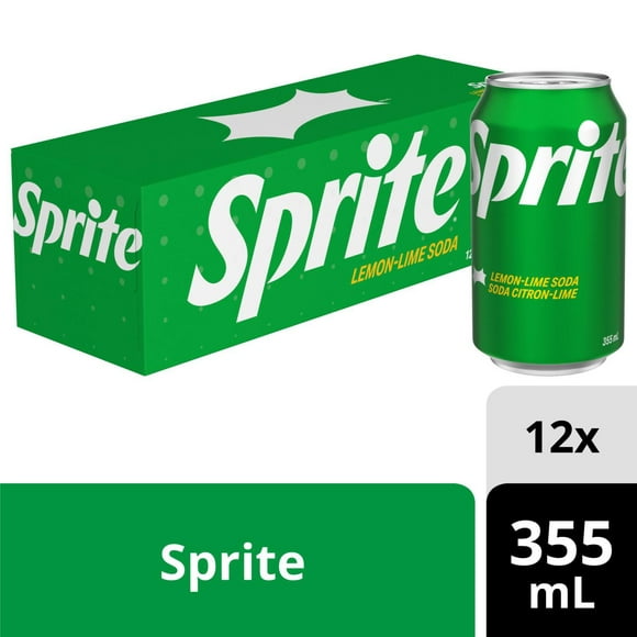 Sprite 355mL Cans, 12 Pack, 12 x 355 mL