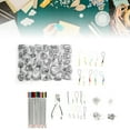 thumbnail image 3 of Accesorios de joyería, juego de láminas termorretráctiles, película de papel termorretráctil, herramienta para manualidades de bricolaje, diseño de vanguardia, 3 of 12