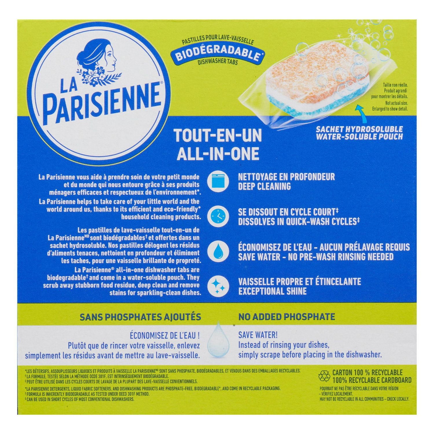 La Parisienne Pastilles Lave-Vaisselle 28 unités 1 pièce