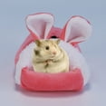 thumbnail image 3 of HAOAN Adorable  Design Hamster Nest Plush Warm House for Small Pets  Hamster Cage, 3 of 9
