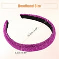 thumbnail image 5 of Unique Bargains Simplicity Rhinestone Wide-brimmed Headband Red, 5 of 7