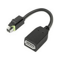 Lnovo - Displayport Adapter - Mini Displayport (m) To Displayport (f) - For Thinkstation P320, P330, P330 Gen 2, P348, P410, P510, P520, P620, P710, P720, P910, P920