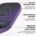 thumbnail image 4 of Pickletech Pickleball Paddle Protection Tape Purple - Paddle Head Edge Guard - Racket Edge Protection Tape -Fit Perfectly Curved Edge -No Wrinkling Pizzazz Contrasty Colors, 4 of 5