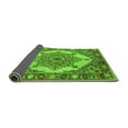 thumbnail image 2 of Ahgly Company Indoor Square Oriental Green Industrial Area Rugs, 7' Square, 2 of 4