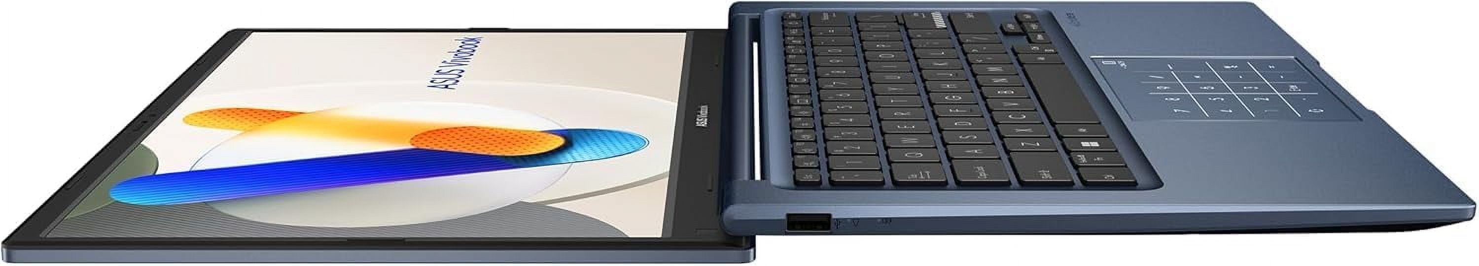 ASUS Vivobook 14" FHD Lightweight Laptop, 16GB RAM, 512GB PCIe SSD, Intel Core i3-1215U(Beat i5-1135G7), Chiclet Keyboard, WiFi 6E, Type-C, Camera, HDMI, Win 11, Quiet Blue, w/ SE Accessories