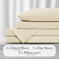 thumbnail image 3 of Stylish Pleated Hem 21-inch Extra Deep Pocket Comfortable Microfiber Sheet Set by Southshore Fine Linens, 3 of 9