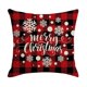 thumbnail image 1 of 45cm Merry Christmas Pillowcase Red Santa Square Home Decor Linen Pillow Cases Cushion Covers for S, 1 of 5