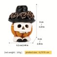 thumbnail image 3 of Adorno de resina Fiudx forma de cabeza de calabaza para Halloween, 3 of 5