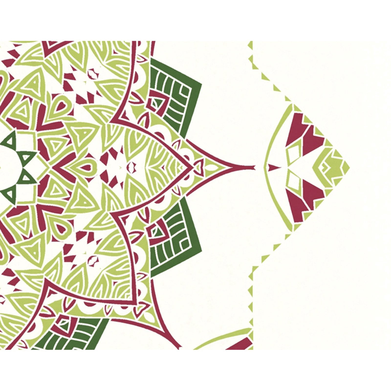 Simply Daisy 18" x 30" Snowflake Star Holiday Geometric Print Kitchen Towel