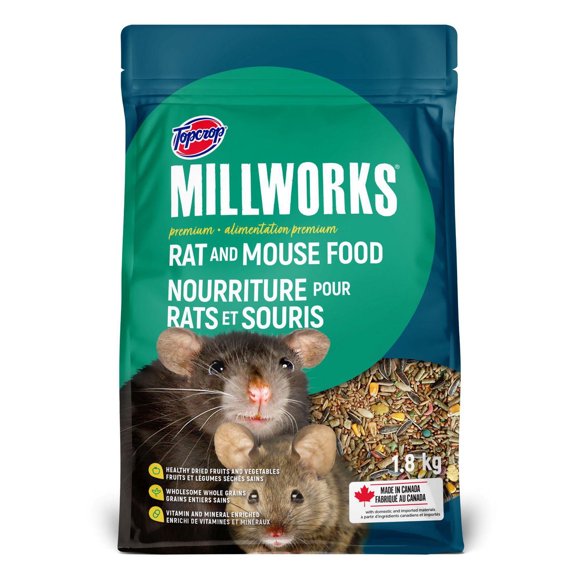 Millworks Premium Rat and Mouse Food, 1.8kg