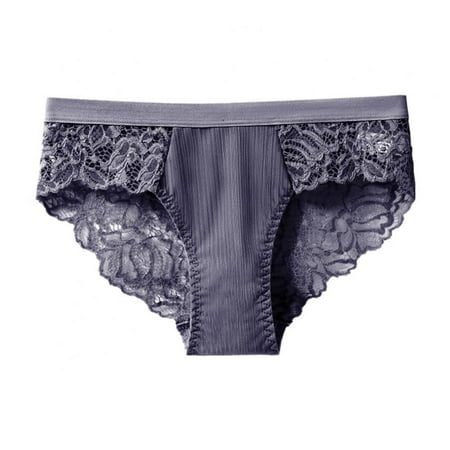 

Women Sexy Lace Panties Floral Low-Rise Hipster Briefs Sexy See Through Mesh Underpants