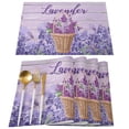 thumbnail image 2 of Lavender Flower Basket Table Runner Home Wedding Decor Table Flag Mat Table Centerpieces Decoration Party Dining Long Tablecloth, 2 of 6