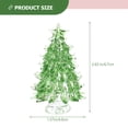 thumbnail image 3 of 5 Pack Mini Crystals Tabletop Christmas Tree Figurine Glass Ornament Trees Household, 3 of 6