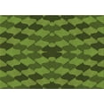 thumbnail image 1 of Ahgly Company Indoor Rectangle Patterned Dark Forest Green Area Rugs, 2' x 3', 1 of 6