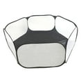 thumbnail image 3 of Jaula para Parque para Mascotas Transpirable Y Valla para Ejercicio Libre Interior Rosa Negro Colco Hamster Rabbit Play Pen Cage, 3 of 8