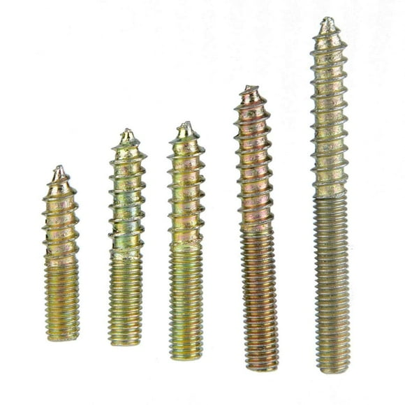 80pcs M5 Dowel Screw, Woodworking Furniture Connector Double Ended Screw, Hanger Bolt for Making Joints