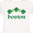 thumbnail image 4 of Inktastic Boston Irish Boys or Girls Long Sleeve Baby Bodysuit, 4 of 5