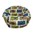 thumbnail image 1 of Ahh! Products Dinosaurs Blue Kid Bean Bag Chair, 1 of 1