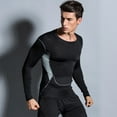 thumbnail image 4 of Collants de Course à Manches Longues pour Hommes Basketball Football Compression Thermique Compression Chandail T-Shirt, 4 of 8