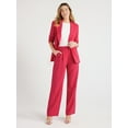 thumbnail image 5 of Free Assembly Women’s High Rise Wide Leg Pleated Pants, 32” Inseam, Sizes 0-20, 5 of 6