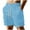 Sky Blue B, variant on Stamzod Men's Cargo Shorts 2026 Solid Color Summer Beach Short with Pockets Casual Loose Athletic Shorts for Men White B XL