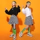 thumbnail image 3 of Ropa de espectáculo de baile callejero de hip-hop y jazz de ombligo para niñas, falda a cuadros, ropa para niños, ropa de espectáculo de baile de jazz para niñas, ropa de moda., 3 of 6