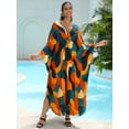 thumbnail image 5 of Women's Plus Size Kaftan Dress – Plus Size Maxi Dress Moo Moos Beach Cover Up,Bathing Suit Cover-Up Loungewear, 5 of 10