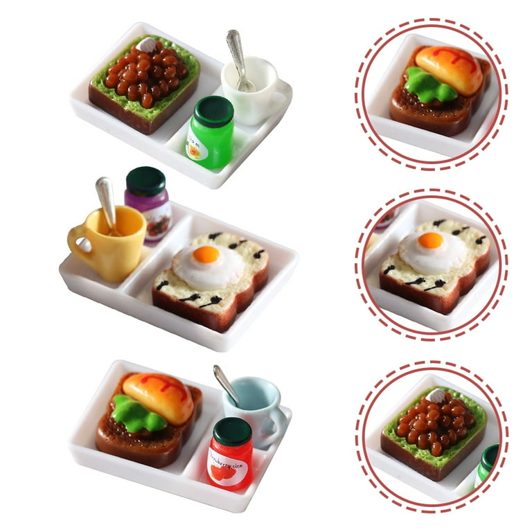 Miniature best sale food set