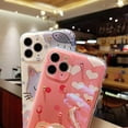 thumbnail image 4 of Kawaii Cute 3D Diamond Beautiful Animal Cat Elephant Phone Case Compatible with iPhone Case (Cat,iPhone 15 Pro), 4 of 6