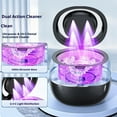 thumbnail image 5 of Upgraded Ultrasonic Retainer Cleaner Machine, 45kHz Ultrasonic Dentures Cleaner for Night Guards, Braces, Aligner, Toothbrush, Jewelry and More, 180ML Capacity, Black, 5 of 5