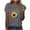 Gray, variant on Staron Women Sunflower Hearts Graphic Tshirt Round Neck Short Sleeve Casual Fashion Boho Vacation Beach Travel Loose Printed Tee Tops, Purple S