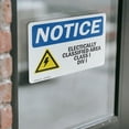 (2 Pack) Electrically Classified Area Sign - Walmart.com