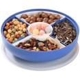thumbnail image 1 of Platos para servir divididos con tapa, tazones para servir, bandeja multifuncional, 1 of 5