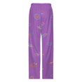 thumbnail image 5 of Kuromi And My Melody Womens Comfy Pajama PJ Pants Lounge Pants Sleepwear Drawstring PJ Bottoms Pants, 5 of 7