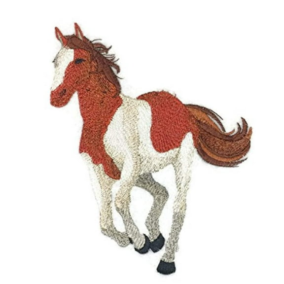 BeyondVision Custom and Unique Spirit of Stallions [American Paint Horse ] [Custom and Unique] Embroidered Iron on/Sew patch [6.8" 5.2"]