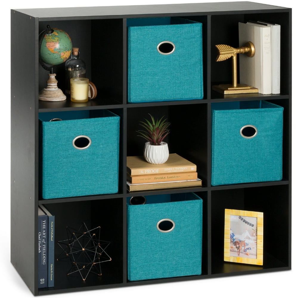 Best Choice Products 9Cube Bookshelf, Display Storage System, Compartment Organizer w/ 3