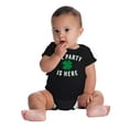 thumbnail image 4 of St Patricks Day The Party Is Here Romper Boys or Girls Infant Baby Brisco Brands NB, 4 of 6