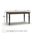 thumbnail image 6 of Signature Design by Ashley Casual Owingsville Dining Table  Black/Brown, 6 of 6