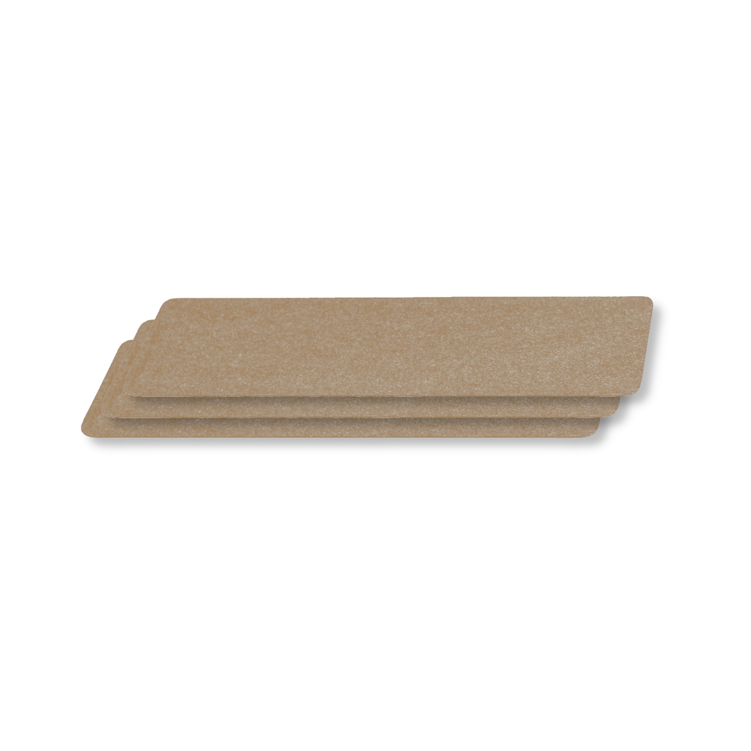 G-Floor Drip & Dry 14" x 30" Absorbent Pet Placemat, Tan (3 Pack)